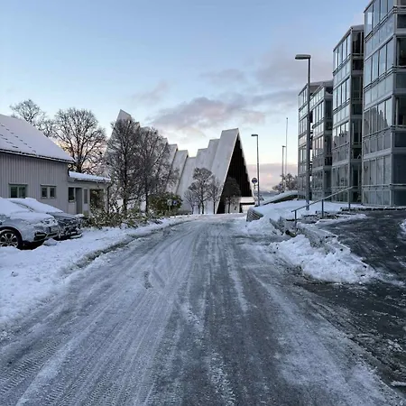 Iconic Skyline Views By Arctic Cathedral, 5br Daire Tromsø
